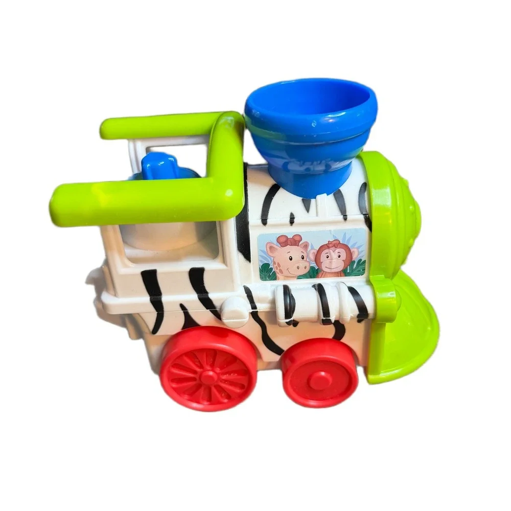 Fisher-Price Silly Safari Animal Train Zebra Stripe Toy GWK92 Kids Push Toy